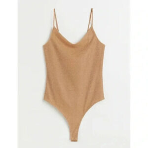 H&M Gold Glitter Bodysuit